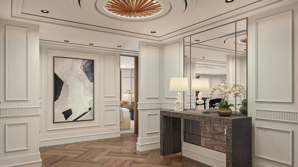 Oceania Cruises Oceania Sonata Owner's Suite Hallway Rendering.png